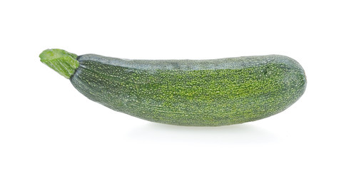 zucchini on white background