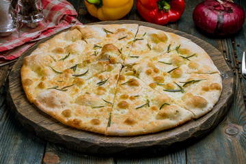 Focaccia with rosemary