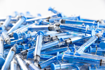 Used MS Medication Needles