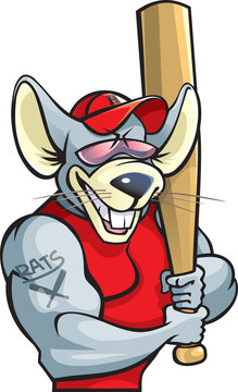 rat baseball player