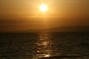 Sonnenuntergang in der Toskana