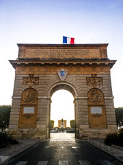 Fototapeta na wymiar Centre historique de Montpellier