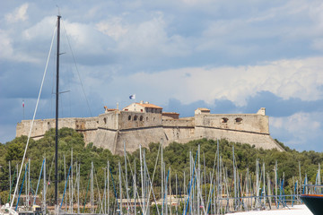 Fort Carré d'Antibes from Port Vauban Côte d’Azur Frankreich