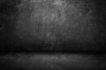 gray and black cement wall studio background, blank room and empty banner