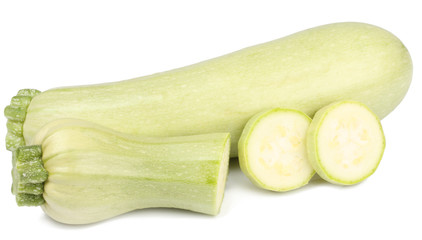 SZucchini isolated on white