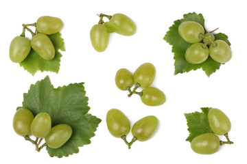 Grapes isolated on white