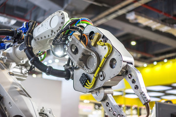 Fototapeta premium robot arm in factory