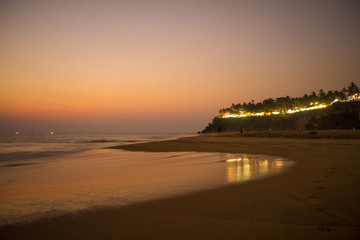 evening mood beach