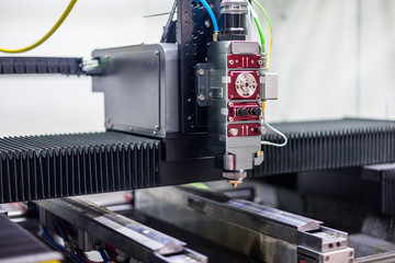 robot arm in factory