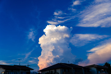 青空と入道雲