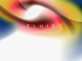 Background abstract - liquid colors wave flow