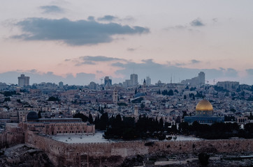 Obraz premium Jerusalem Sunset