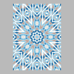 Template for greeting and business cards, brochures, covers. Oriental pattern. Mandala. Wedding invitation, save the date, RSVP. Arabic, Islamic, moroccan, asian, indian, african motifs. © NinelCaramel