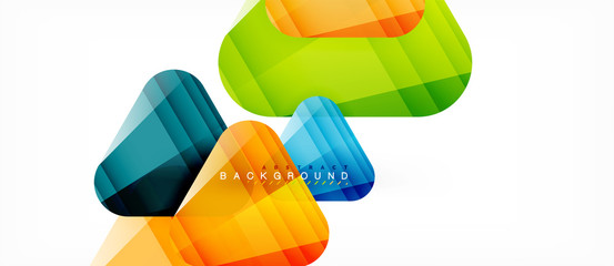 Geometric abstract background, triangles