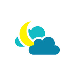 Set of Weather vector flat icons designs