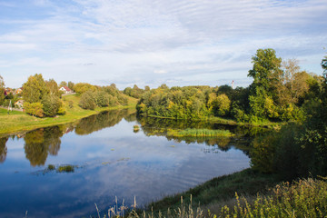lake in forest