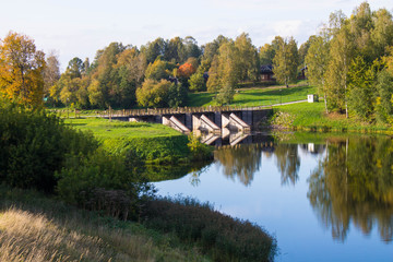 Obraz premium lake in the park