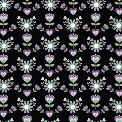 beautiful floral bouquet.  watercolor floral pattern, Ditsy floral background. Liberty style. fabric, covers, manufacturing, wallpapers, print, gift wrap.