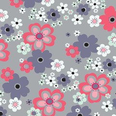 beautiful floral bouquet.  watercolor floral pattern, Ditsy floral background. Liberty style. fabric, covers, manufacturing, wallpapers, print, gift wrap.