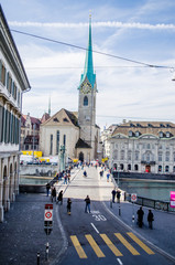 view of a street in zurich