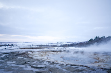 アイスランド　間欠泉