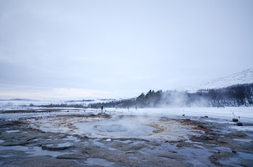 アイスランド　間欠泉