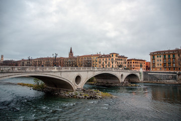 Fototapeta premium Bridge of victory in Verona