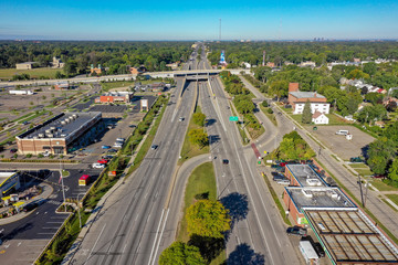 Fototapeta premium 8 Mile Road Ferndale, Mi
