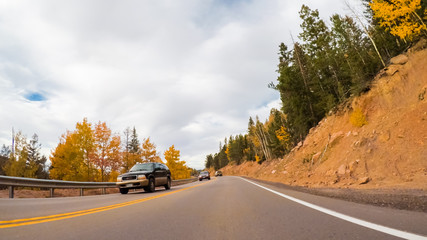 Mountain highway driving