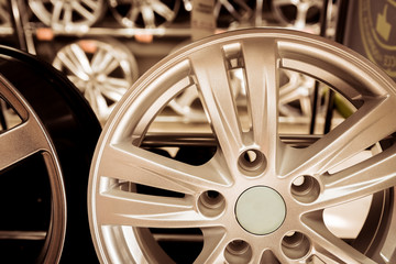 Wheels alloy wheels for cars. 