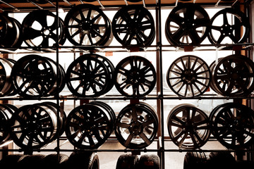 Wheels alloy wheels for cars.