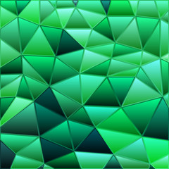 abstract vector stained-glass triangle mosaic background