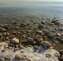 Coast stones, Winter