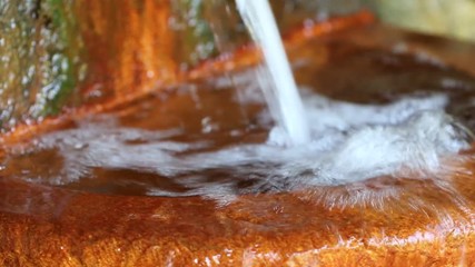 Mineral water spring