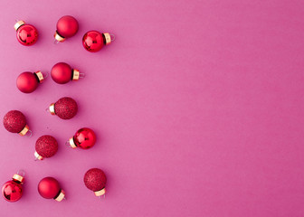 Red Ornament Christmas Balls