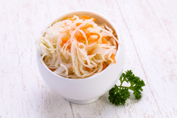 Traditional fermented cabbage