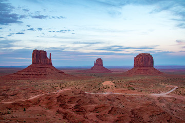 Fototapeta na wymiar Beautiful landscape in Monument Valley, United States