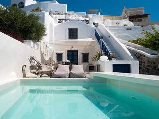 Villa avec piscine &agrave; Santorin