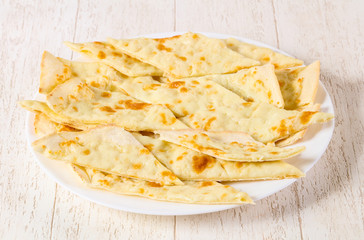 Focaccia with cheese