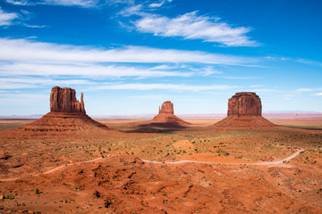 Beautiful landscape in Monument Valley, United States