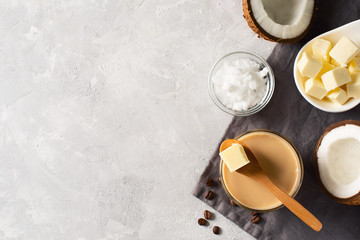 Bulletproof coffe keto diet energy drink