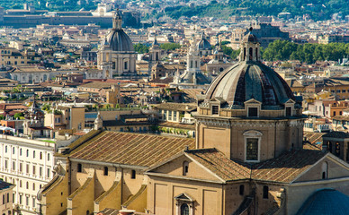 Fototapeta premium Basilica di Santi Ambrogio e Carlo al Corso in Rome