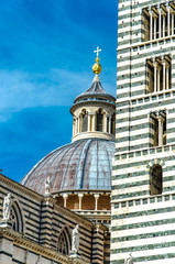 Fototapeta na wymiar Siena Cathedral in Italy
