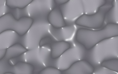 Graphic illustration - liquid pattern gray color. Modern abstract background. Design wallpaper. 3D illustration