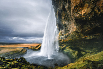 Fototapeta na wymiar Icelandic waterfalls and wonders