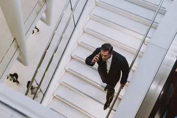 Successful business man in New york city, portraits and lifestyle