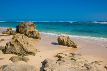 beautiful summer beach view