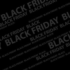 Black Friday sale. Black Friday banner. Inscription design template. Vector illustration.