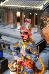 statue Inside Huyen Khong Cave