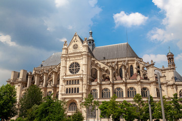 Fototapeta na wymiar Kirche St. Eustache in Paris, Frankreich